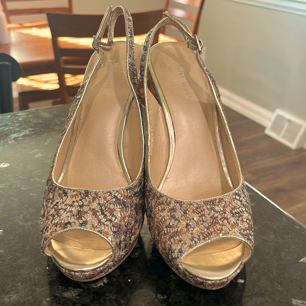 Nine West Beautiful Sparkle Heels.